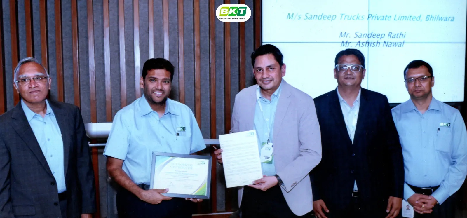 Authorized Distributor for BKT’s range of Commercial Vehicle Radial Tyres, Sandeep Trucks