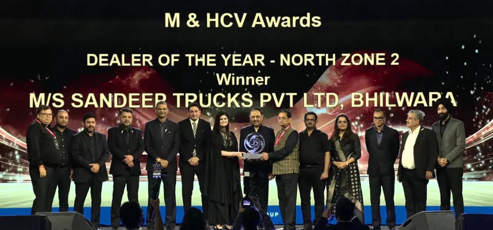 Sandeep Trcuks, DEALER OF THE YEAR - NORTH ZONE 2, BEST DEALER - SERVICE - NORTH ZONE 2